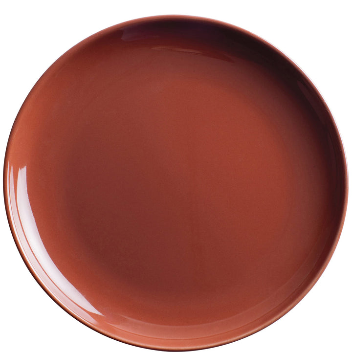 KAHLA Homestyle Frühstücksteller 21 cm siena red mediterranes Geschirr aus Porzellan mit Steingut- u