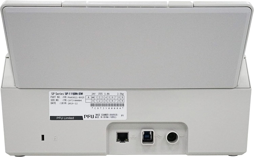 Fujitsu SP-1125N 25ppm Ethernet USB 3.2 A4 Duplex ADF Office Scanner Schwarz Einheitsgrösse