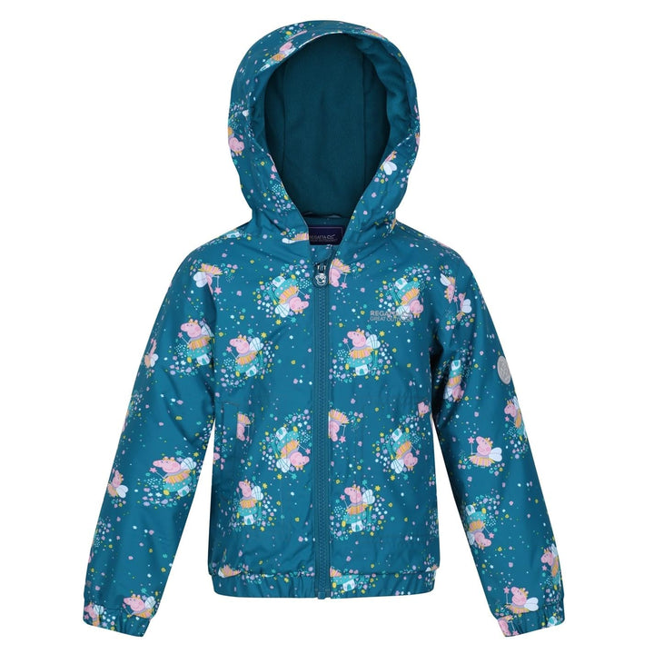 Regatta Unisex Kinder Peppa Muddy Puddle Jacket 6 Monate Gulfstream, 6 Monate Gulfstream