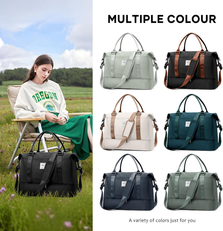 Reisetasche Damen Handgepäck Tasche Easyjet 45x36x20 für Flugzeug Airlines Tasche Weekender Damen Tr