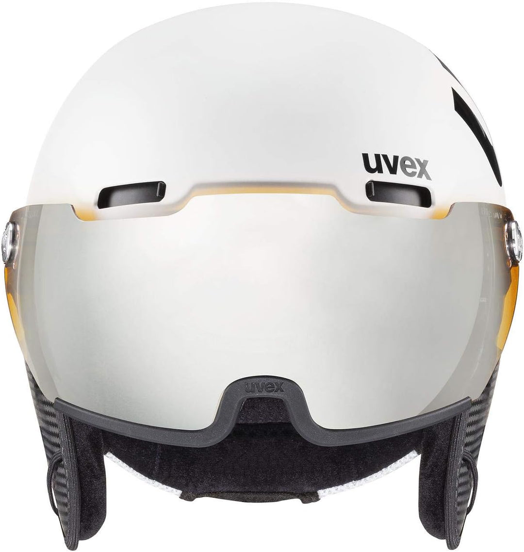 uvex hlmt 500 visor - Skihelm für Damen und Herren - mit Visier - individuelle Grössenanpassung Sing