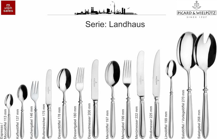 Picard &amp; Wielpütz Besteckset"Landhaus" 30-tlg.