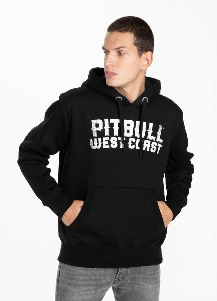 Pit Bull West Coast Hoodie Black Dog Dunkelblau XL Schwarz, XL Schwarz