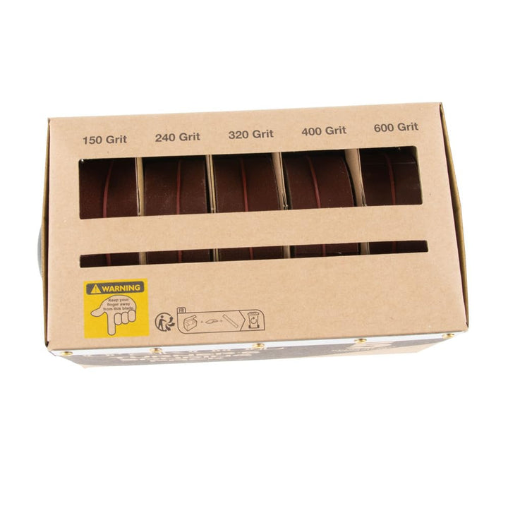 O'skool Schleifpapier Rolle Set mit Spender,Schmirgeltuchrolle für Möbelreparatur,Metall Holzverarbe