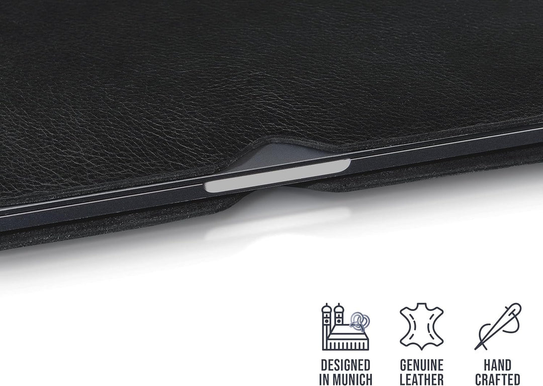 Lederhülle AVIOR für MacBook Air und MacBook Pro 13 Zoll - Schutz Hülle aus Leder I Tasche Cover Cas