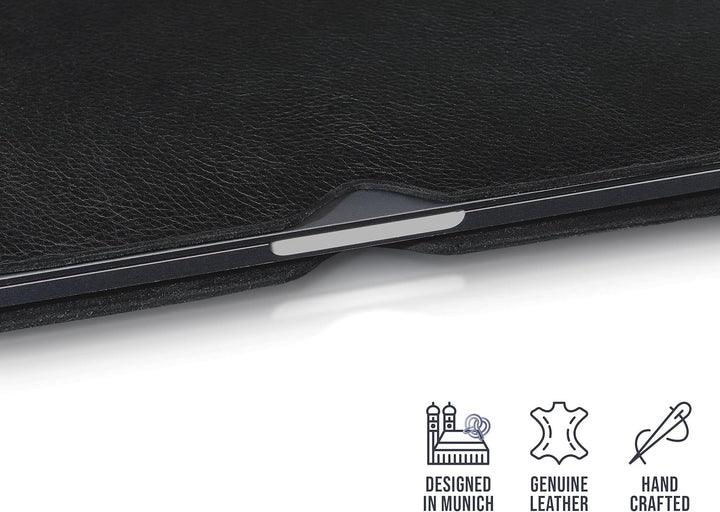 Lederhülle AVIOR für MacBook Air und MacBook Pro 13 Zoll - Schutz Hülle aus Leder I Tasche Cover Cas