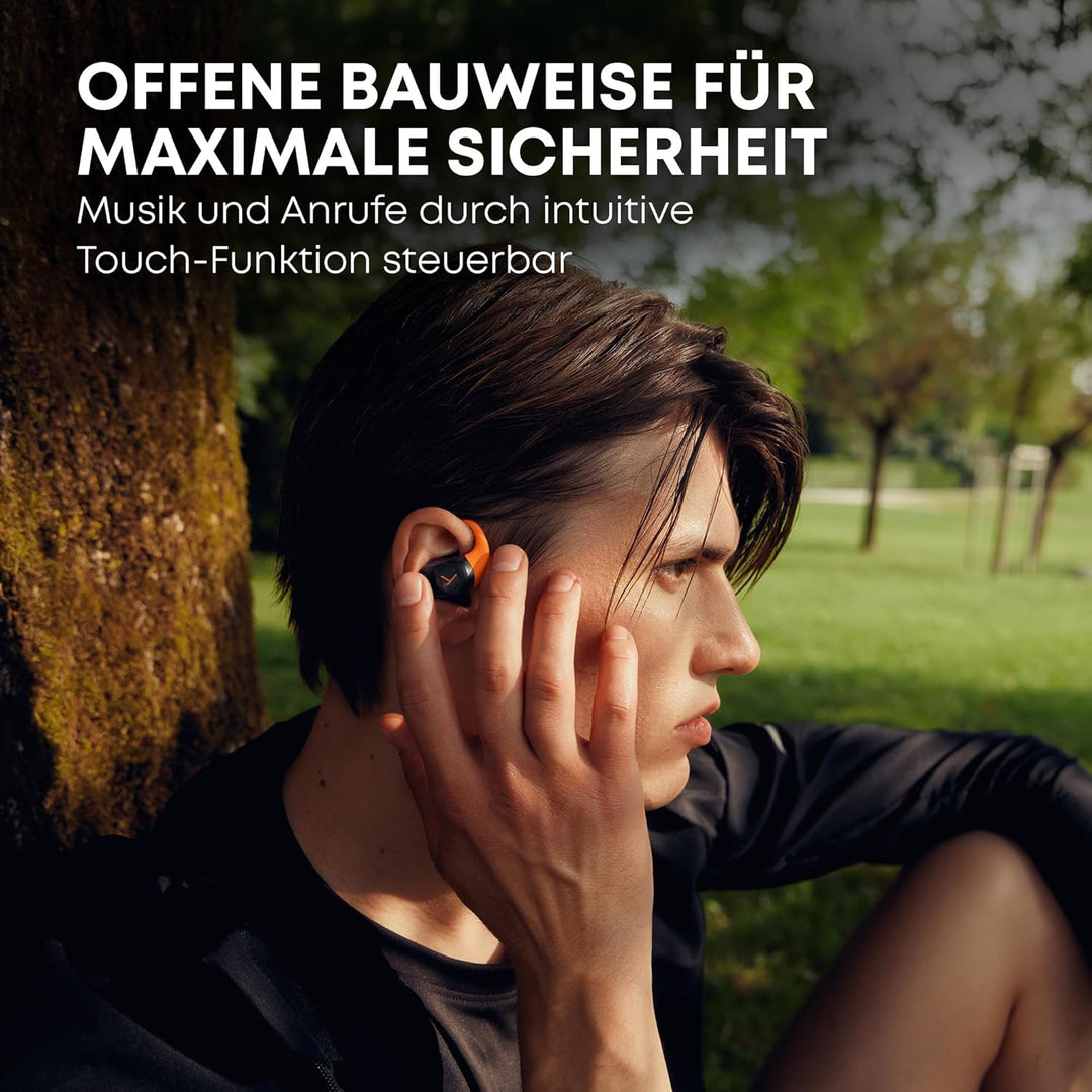 beyerdynamic AMIRON 200 offene True Wireless-Ohrhörer, Sportkopfhörer mit ergonomischen Ohrbügel, 36