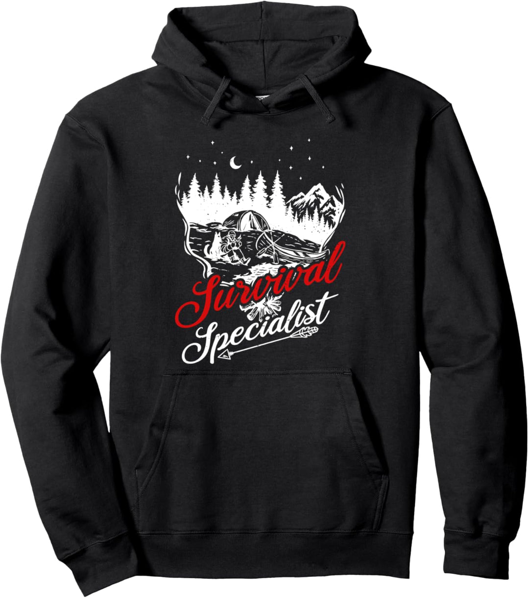 Survival Specialist Outdoor Bushcraft Survival Pullover Hoodie