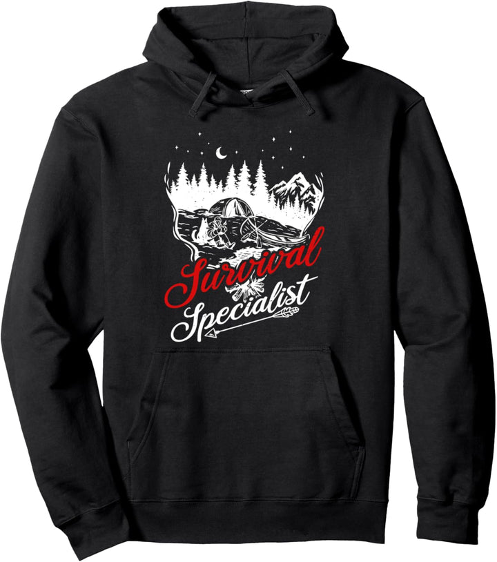 Survival Specialist Outdoor Bushcraft Survival Pullover Hoodie