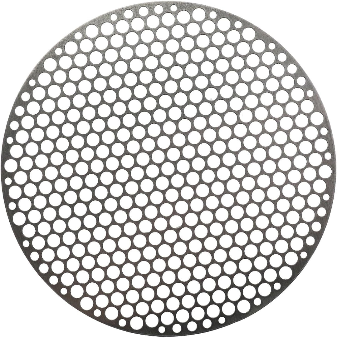 Runder Edelstahl-Grillrost, rundes Grillnetz, Drahtgeflecht, Gestell für Outdoor-Camping, Kochgeschi