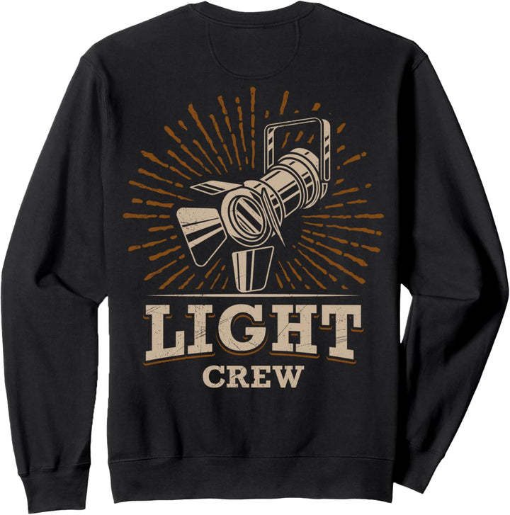 LIGHT CREW Lichttechnik Lichttechniker Veranstaltungstechnik Sweatshirt