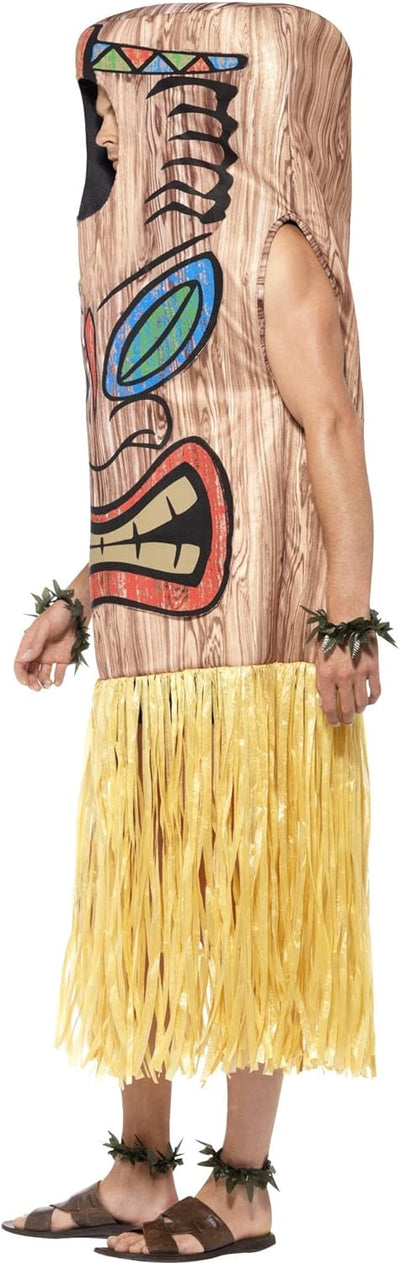 Tiki Totem Costume Einheitsgrösse Brown, Einheitsgrösse Brown