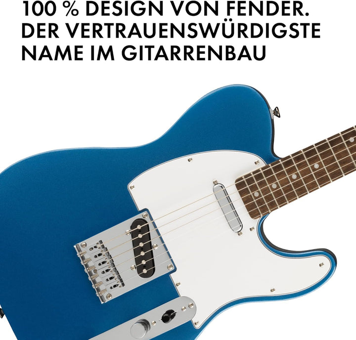 Squier by Fender Affinity Series¹ Telecaster®, Laurel Griffbrett, weisses Schlagbrett, Lake Placid B