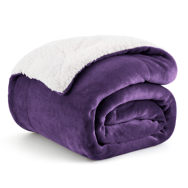 BEDSURE Kuscheldecke - Warm Sherpa Wolldecke & Sofadecke, Flauschig Sofaüberwurf Decke, Dicke Couchd