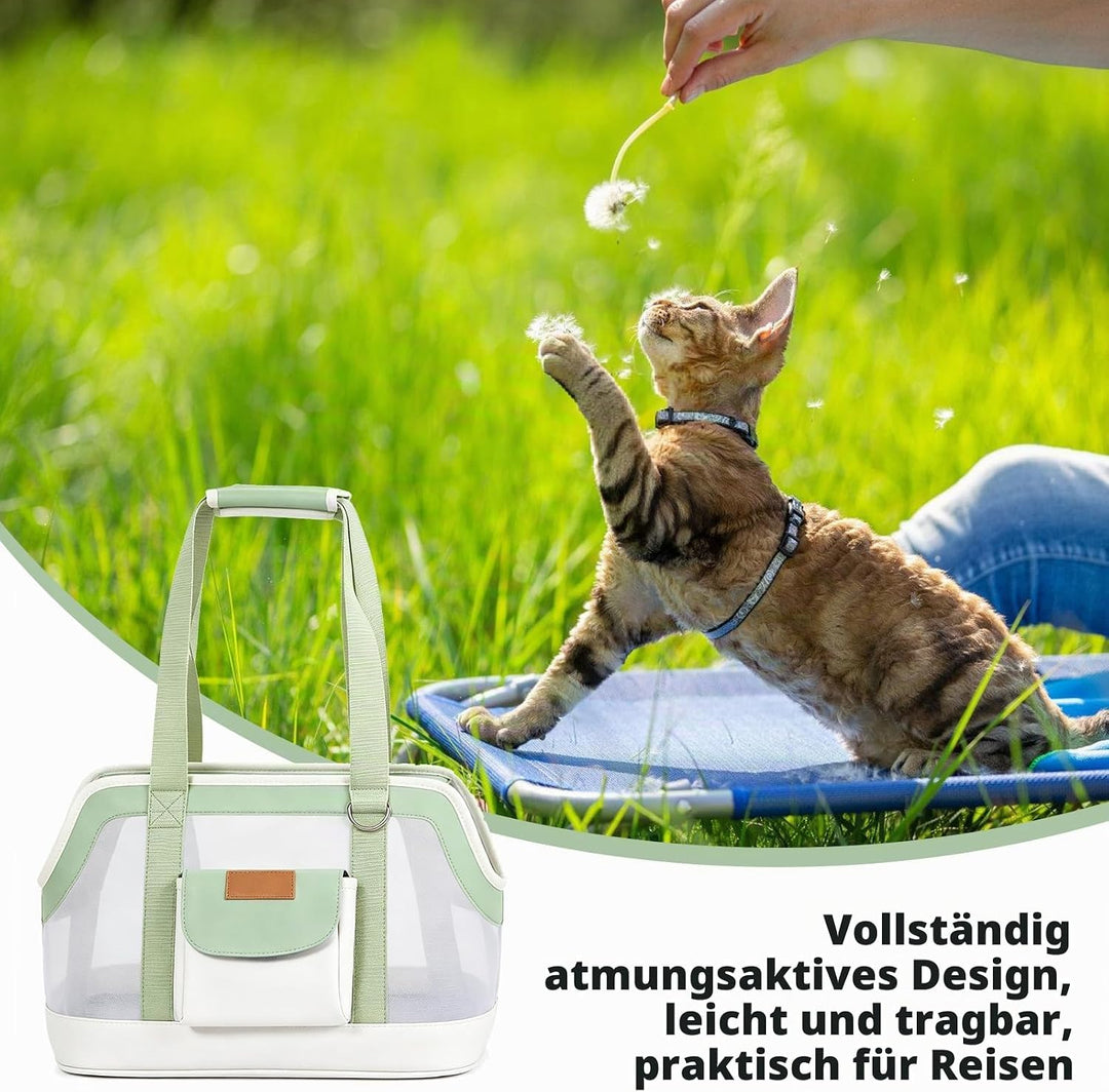 Hundetragetasche bis 5kg, Hundetasche für Kleine Hunde &amp; Katzen, Tragetasche Hund, Hunde Tragetasche