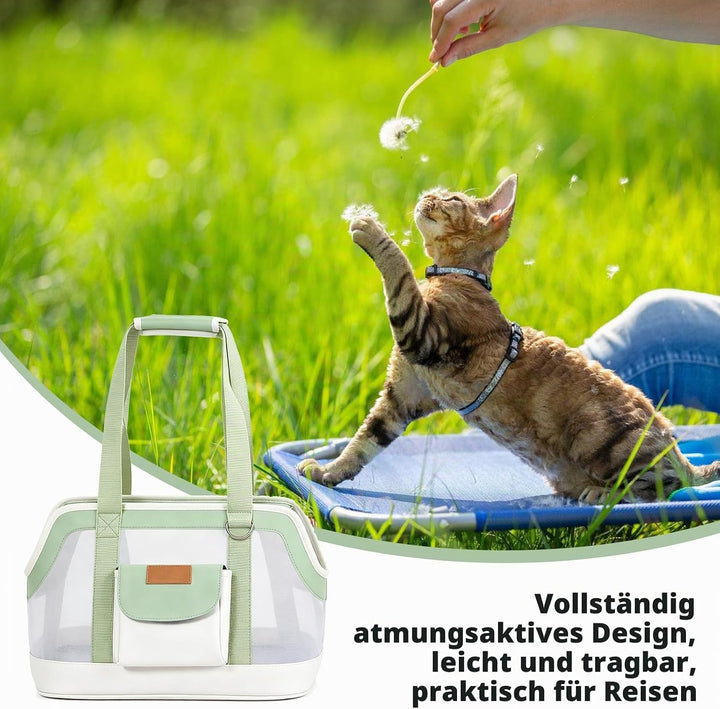 Hundetragetasche bis 5kg, Hundetasche für Kleine Hunde &amp; Katzen, Tragetasche Hund, Hunde Tragetasche