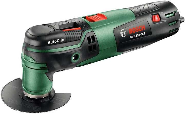 Bosch Multifunktionswerkzeug PMF 250 CES (250 Watt, für Starlock Zubehör, im Koffer), PMF 250 CES im