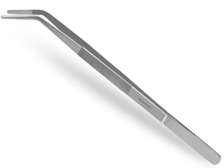 InstrumenteNRW Premium Küchenpinzette | Grillpinzette | Kochpinzette | Pinzette Edelstahl | Gourmet-