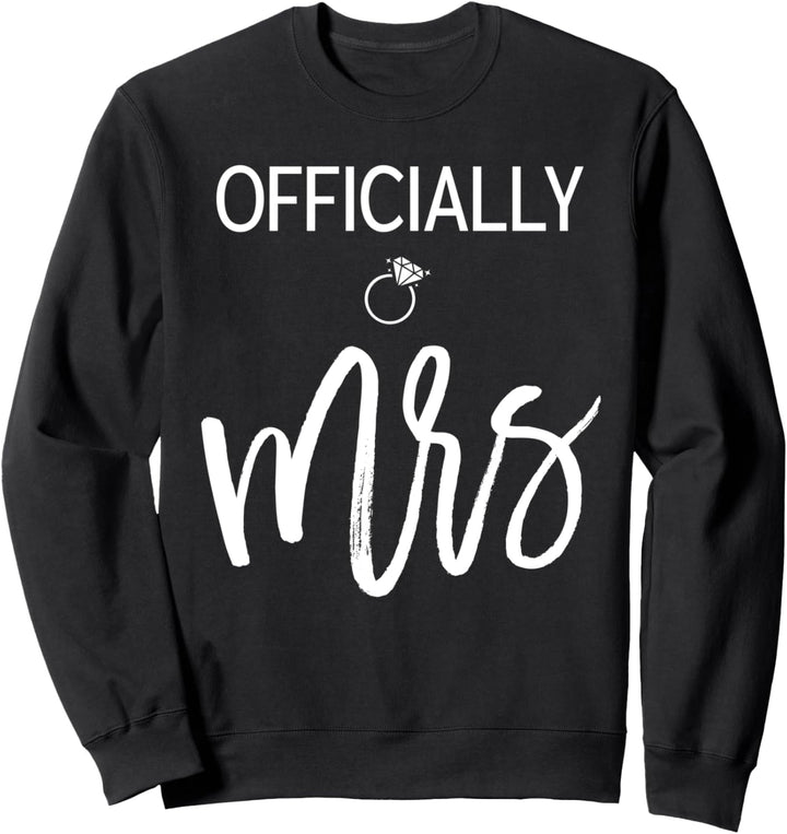 Ring Graphics Script Officially Mrs Sweatshirt