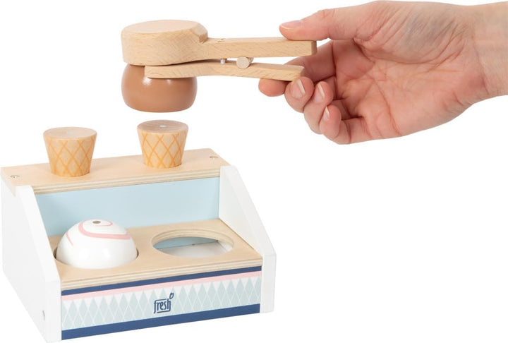 small foot Eistheke kompakt Fresh aus FSC 100%-zertifiziertem Holz, Zubehör für Kaufmannsladen, ab 3