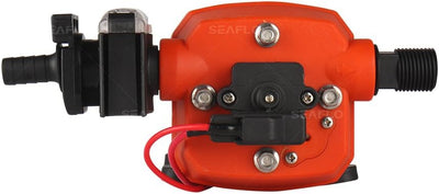 Seaflo Wasserdruck-Membranpumpe, 4,5 GPM, 17 LPM, 12 V, 40 PSI, Boot, Yacht, Marine