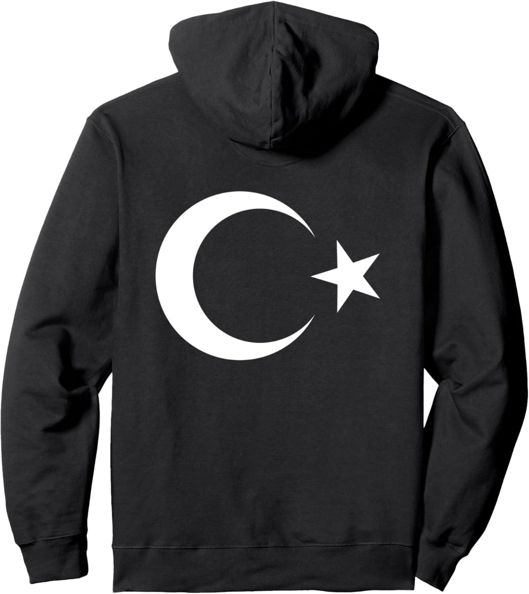 Türkische Flagge Pullover Hoodie