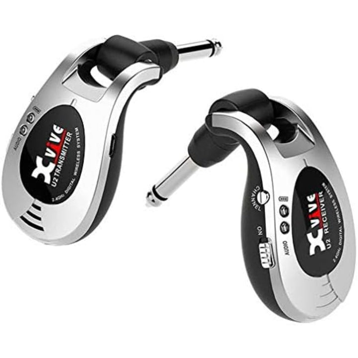 Xvive U2 Wireless Digital Transmitter/Receiver System for Guitar, Bass and Other Instruments, Rechar