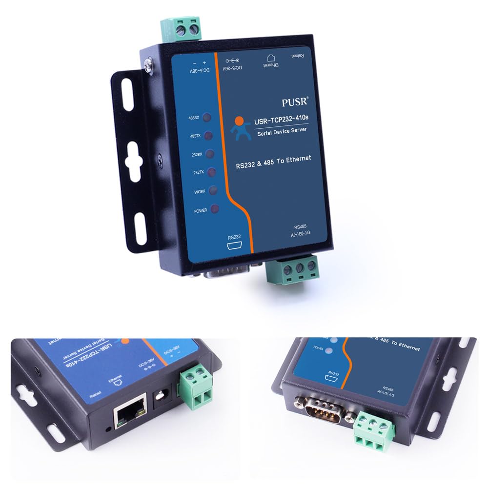 RS485 RS232 zu Ethernet Modbus Gateway Modbus zu Ethernet Modbus RTU zu TCP USR-410S