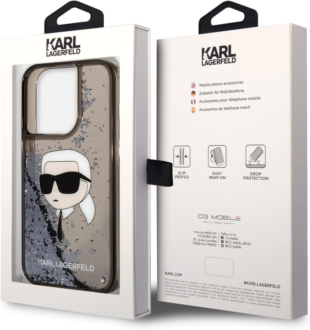KARL LAGERFELD KLHCP14XLNKHCH Hülle für iPhone 14 Pro Max 6,7" Silber hardcase G