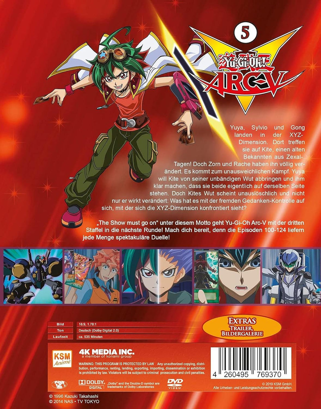 Yu-Gi-Oh! Arc V, Vol. 5 [5 DVDs], DVD