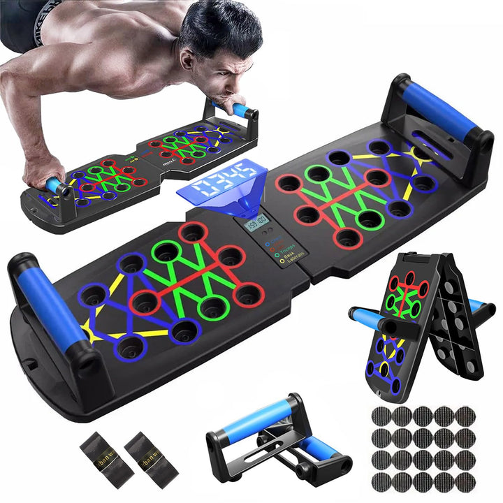 Liegestützgriffe Liegestütze Brett Push Up Board, Brusttrainer Männer Fitnessgeräte für Zuhause Cali