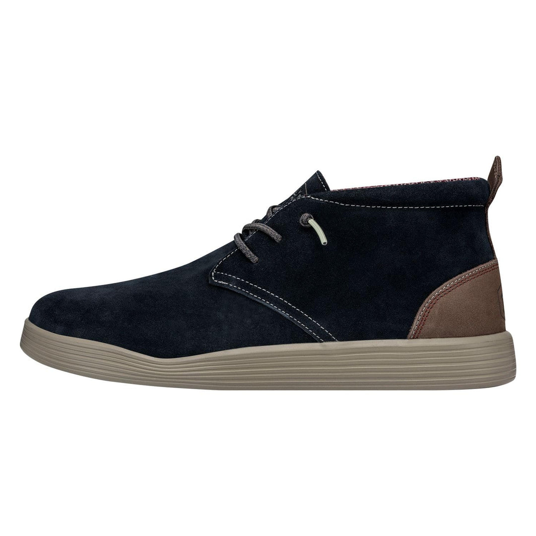 Hey Dude Jo Schnürboots Veloursleder uni Jo Schnürboots dunkelblau Veloursleder 45 EU Meerblau, 45 E