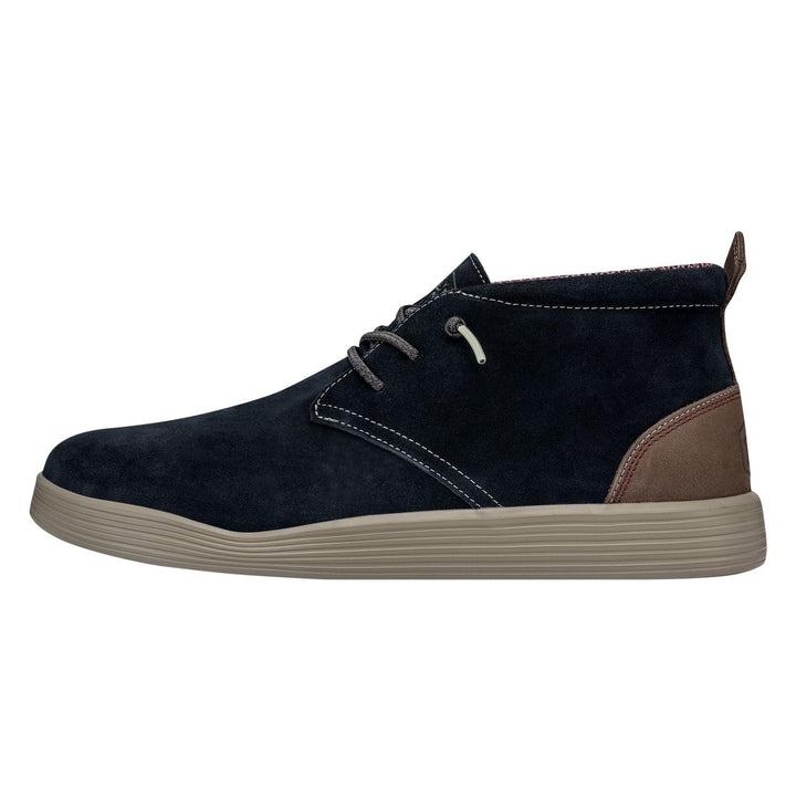 Hey Dude Jo Schnürboots Veloursleder uni Jo Schnürboots dunkelblau Veloursleder 45 EU Meerblau, 45 E