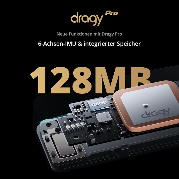 Dragy Pro, professionelles 25 Hz GPS-Leistungsmesser, mit integriertem Speicher und 6-Achsen-IMU-Bew