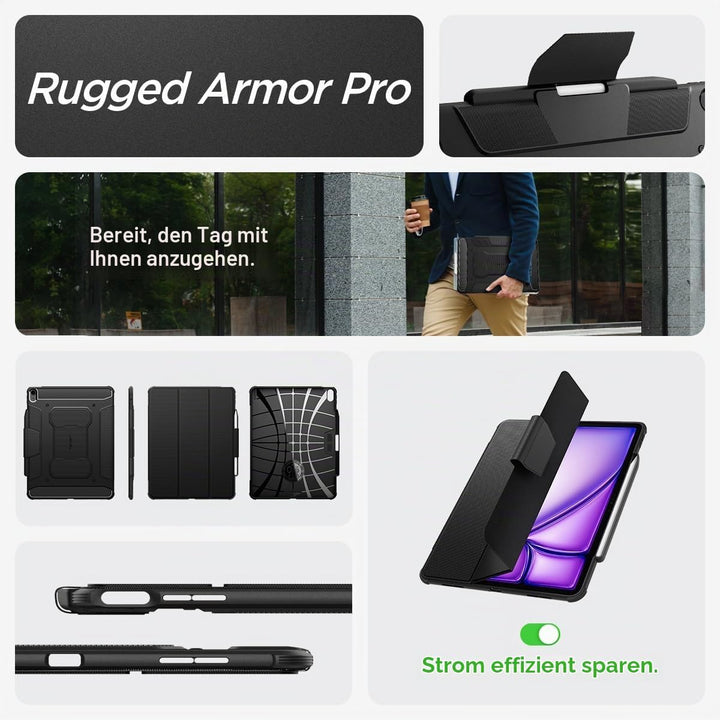 Spigen Rugged Armor Pro Hülle für iPad Air 13 8. M4 / 7. M3 / 6. Generation M2 (2026/25/24) Case mit