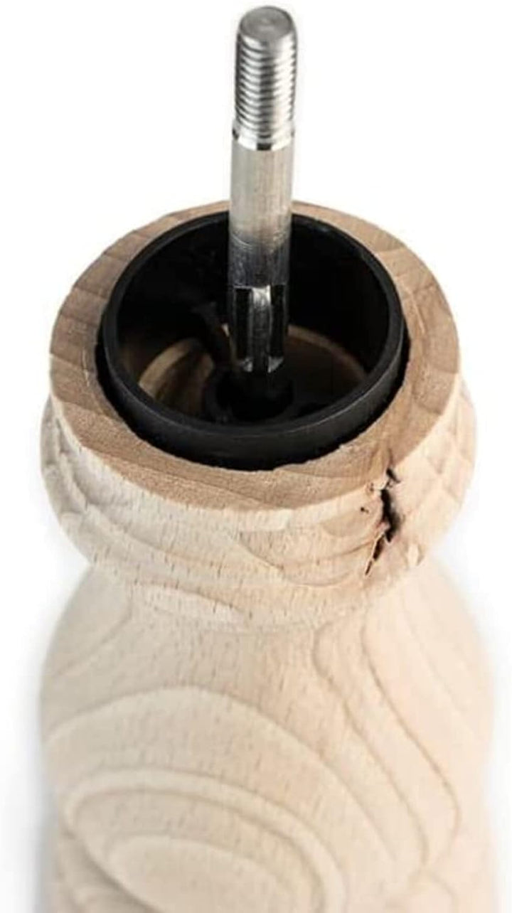 PEUGEOT - Pfeffermühle Paris Nature 18 cm + Schwarzer Bio Pfeffer aus fairem Handel - Klassische Mah