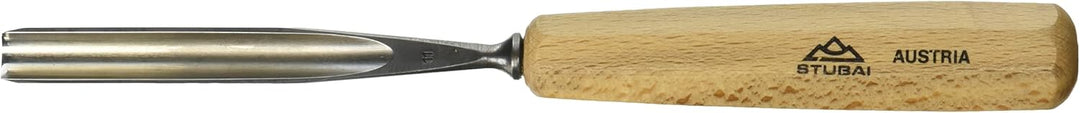 Stubai Stechbeitel Serie 55 - Form 11 : Gerades Hohleisen 10mm - 551110, 10mm
