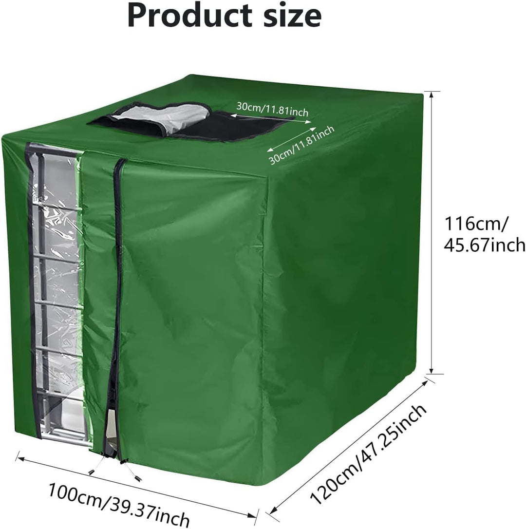 420D 1000L IBC Tank Abdeckung Upgrade,Abdeckplane IBC Container 1000l für Wassertank mit Reissversch
