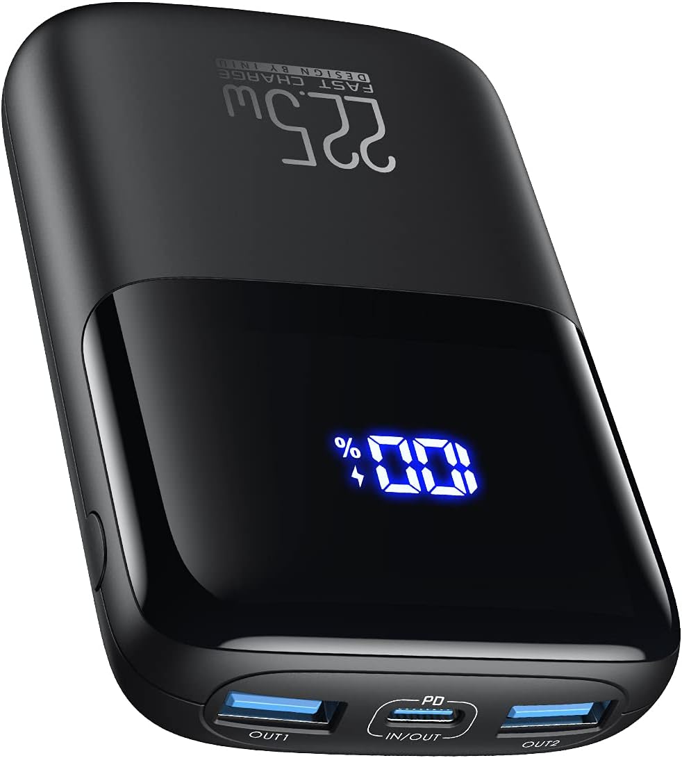 INIU Power Bank, 22.5W Fast Charging 10000mAh PowerBank Klein Aber Stark, PD3.0 QC4.0 Externe handya