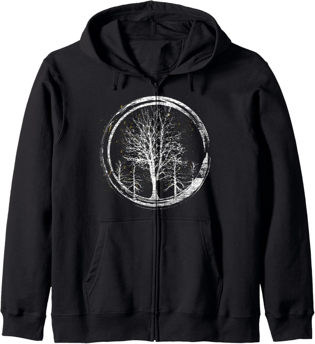 Vintage Baum Natur Kapuzenjacke