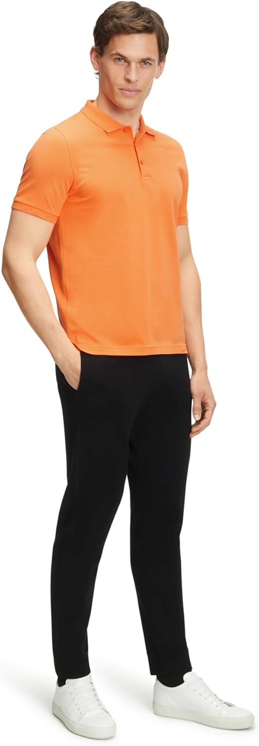 FALKE Herren Basic Polo Shirt Piqué Polohemd weich hautfreundlich atmungsaktive Baumwolle 1 Stück M
