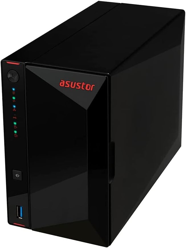 Asustor - AS5202T 2Go NAS + 8To (2X 4To) IRONWOLF 8To Seagate IronWolf, 8To Seagate IronWolf