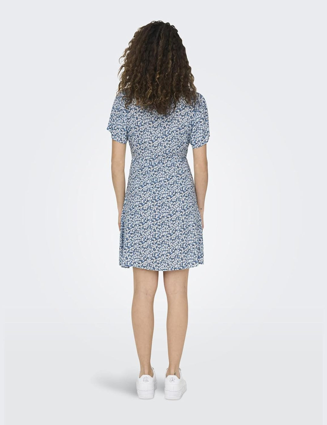 ONLY Female Kleid ONLEVIDA Kurzes Kleid XS Provincial Blue/Aop:sadie Flower, XS Provincial Blue/Aop: