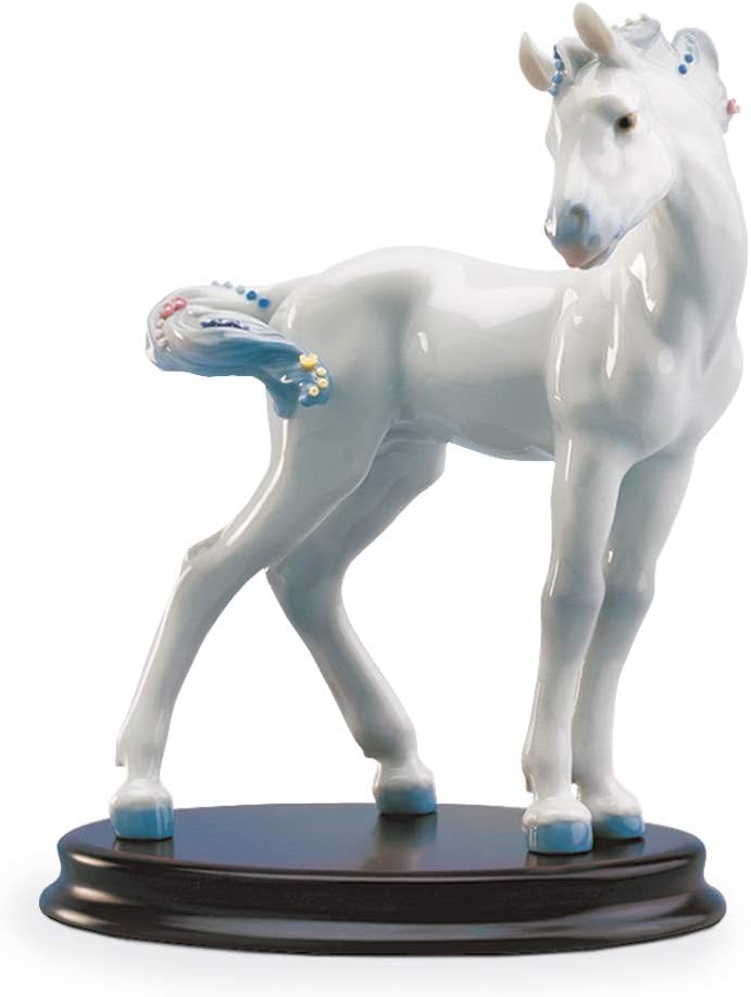 LLADRÓ Figur Das Pferd. Pferd. Porzellan.
