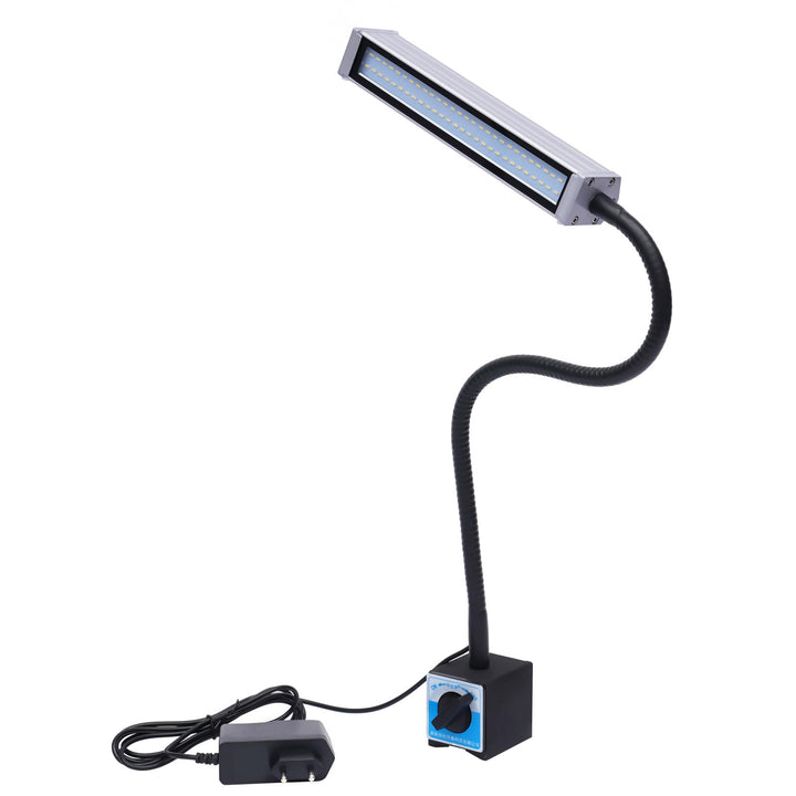 10W Maschinenlampe - Magnetfuss Magnetische 60 LED-Perlen- Drehmaschine Lampe Flexibel Wasserdicht A