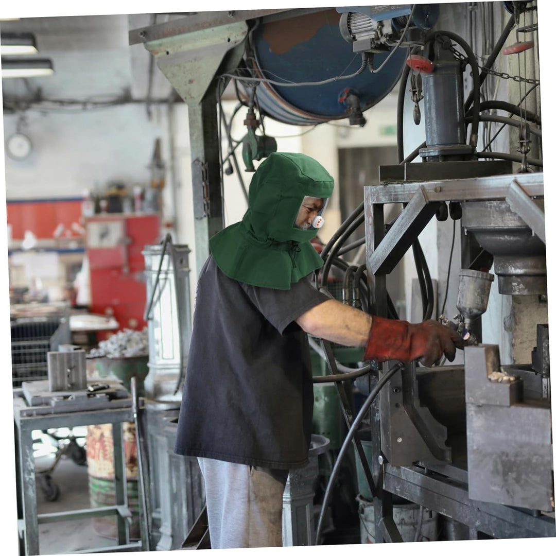 iplusmile Sandstrahlen Haube Schleif Sandstrahler Kappe Wind Anti Tool Cut/Scratch/Wärme Beständig H