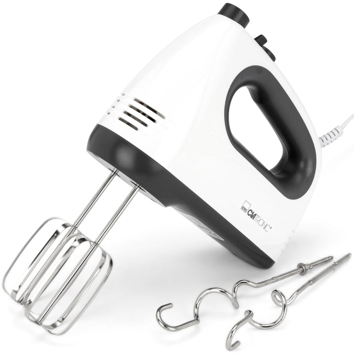 Clatronic Mixer | kraftvoller 400 Watt-Motor | Handmixer | Turbostufe & 5 Geschwindigkeitsstufen | H