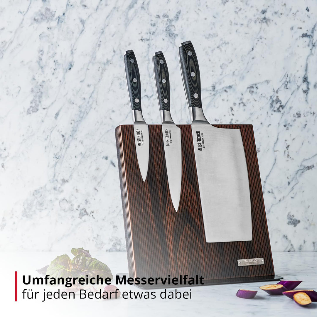 MEISTERKOCH Universalmesser Messer Küchenmesser | 12,5 cm Klinge aus rostfreiem deutschen Edelstahl