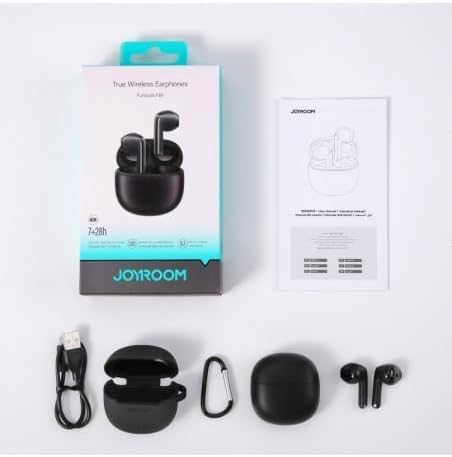 JOYROOM JR-FB1 Funpods Series Kabellose DNC Kopfhörer Geräuscherkennung Anruferlebnis 2024 Schwarz S