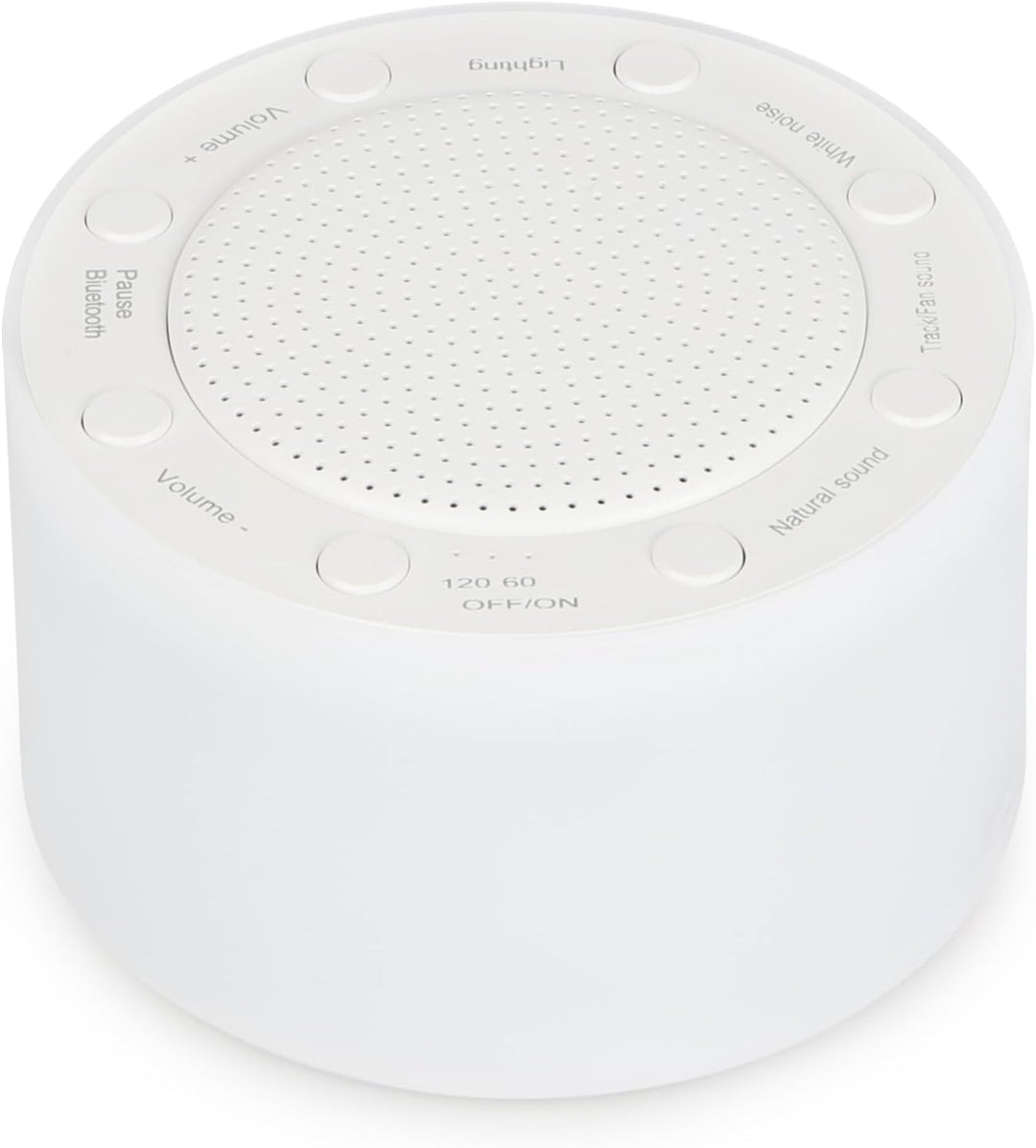 White Noise Machine, Tragbare Baby-Einschlafhilfe, Einschlafhilfe mit 14 Geräuschen, Tragbare Blueto